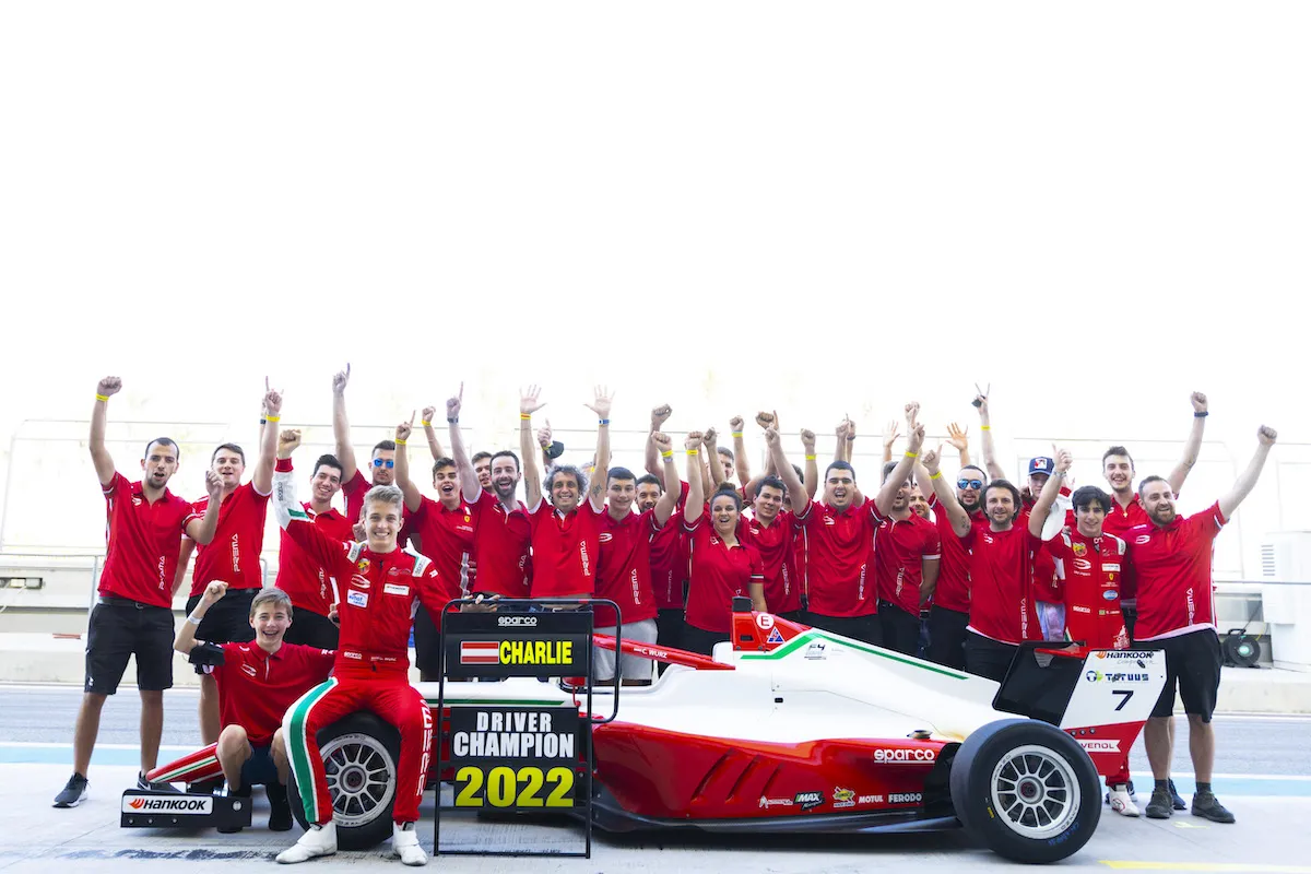 Charlie Wurz, PREMA Racing claim F4 UAE title