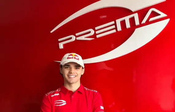 Colombian-American driver rejoins the team for Formula 2 step