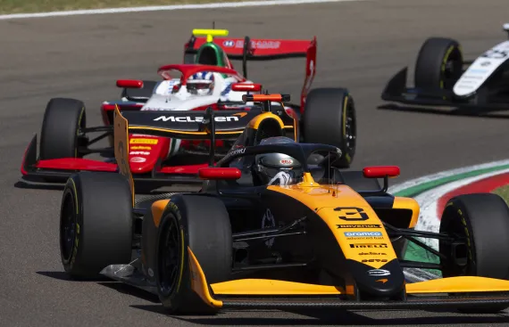 PREMA scores two points finishes in tough Imola race