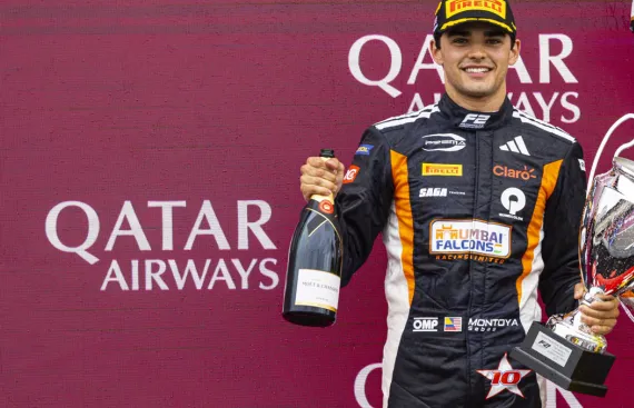 Montoya grabs stellar podium finish in Silverstone Sprint Race